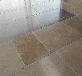 Professional cleaning and restoration of tile and stone