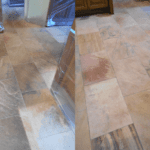 sandstone kitchen tile cleaning job Hertfordshire