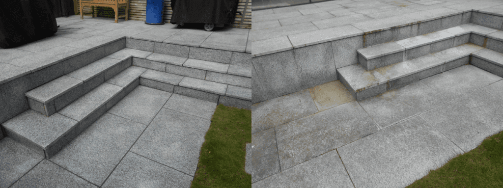 granite patio tiles cleaned near Stevenage